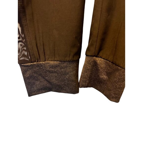 🍒 2/$20 🍒  Silky Light Weight Black Pants with Pockets and Cuffed Ankles sz M - Picture 3 of 7